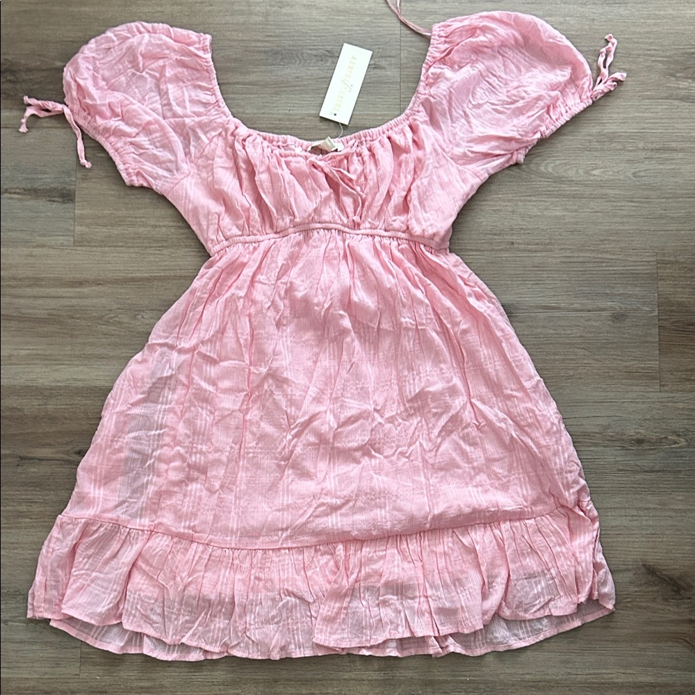 Elegant Pink Midi Dress
